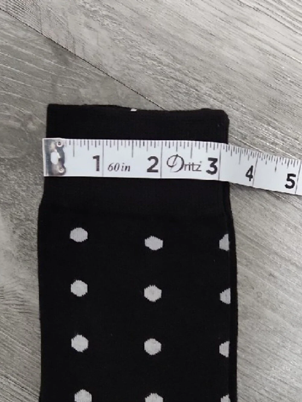 Black Polka Dot Trouser Socks - 3 Pack Size 9 / 11 Medium Men Women Kids - Picture 8 of 8